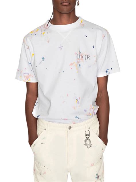 dior paint tee|dior t shirt 2020.